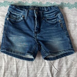 Silver Jeans Kids Dark Blue Denim Shorts